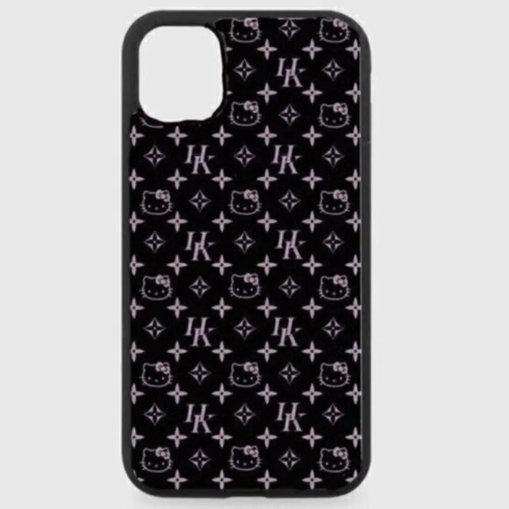 Black Hello Kitty Phone Case